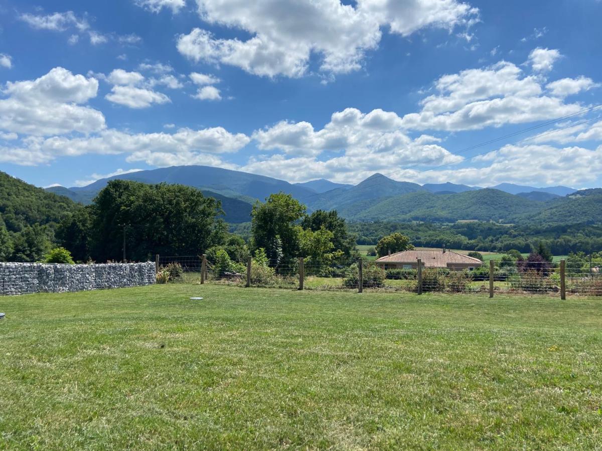 Villa Jacuzzi, Terrain De Petanque Et Aire De Jeux Vue Sur Les Pyrenees Seilhan Bagian luar foto