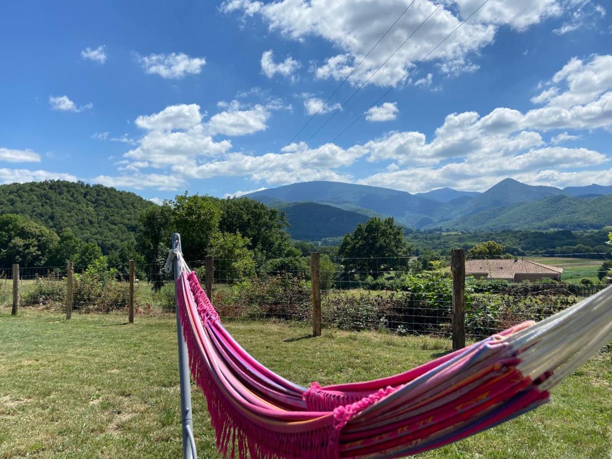 Villa Jacuzzi, Terrain De Petanque Et Aire De Jeux Vue Sur Les Pyrenees Seilhan Bagian luar foto