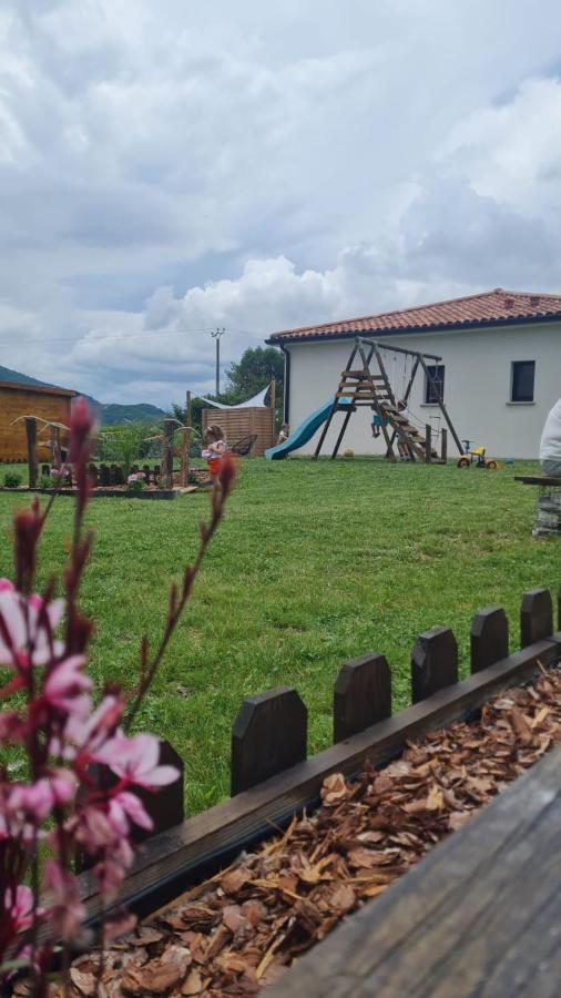 Villa Jacuzzi, Terrain De Petanque Et Aire De Jeux Vue Sur Les Pyrenees Seilhan Bagian luar foto